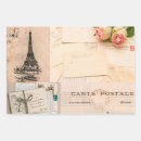 Search for vintage french wrapping paper Rustic