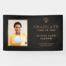 Search for black and gold graduation banners Scales of justice