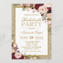 Search for rose gold hen party invitations Glam