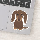 Search for brown dachshund stickers Cute