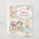 Search for wonderland baby shower invitations Rabbit