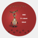 Search for red nose stickers Red nosed reindeer