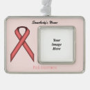 Search for pink ribbon survivor christmas tree decorations Awareness
