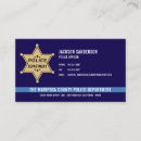 Search for sheriff business cards Detective