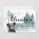 Search for adventures 4x5 invitations Watercolor