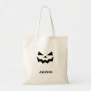 Search for jack o lantern bags Black and white