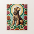 Search for cocker spaniel puzzles Floral
