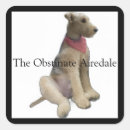 Search for airedale stickers Terrier