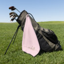 Search for pink golf towels Golfer