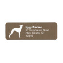 Search for greyhounds return address labels Italian greyhound