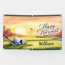 Search for golf banners Retirement