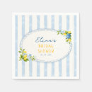 Search for blue lemon napkins Stripes