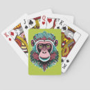 Search for monkey playing cards Illustration