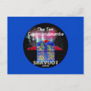 Search for ten commandments postcards Moses