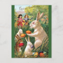 Search for vintage children easter cards Rabbits