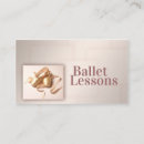 Search for dance studio business cards Ballet