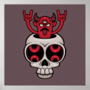 Search for demon skull posters Halloween