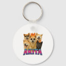 Search for akita lovers key rings Wolf