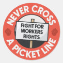 Search for union workers stickers Strike