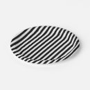 Search for black white striped plates Elegant