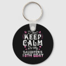 Search for keep calm birthday on key rings It's