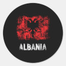 Search for albanian stickers Red