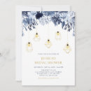 Search for lights bridal shower invitations Blue