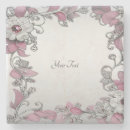 Search for silver and white coasters Birthday