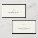 Search for ivory business cards Stylish chic timeless classic