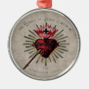 Search for sacred heart christmas tree decorations Jesus