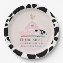 Search for farm animal baby shower plates Modern