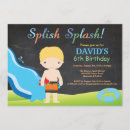 Search for water slide invitations Kids pool party