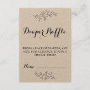 Search for diaper raffle ticket baby shower invitations Botanical