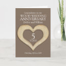 Search for for 5th wedding anniversary cards Heart