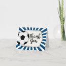 Search for soccer thank you cards Blue