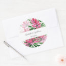 Search for watercolor flower stickers Pink