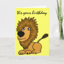 Search for funny lion birthday cards Animals