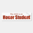 Search for honour student bumper stickers Kid