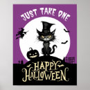 Search for hallowen posters Black cat