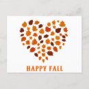 Search for leaf fall postcards Cute