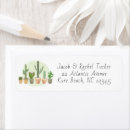 Search for southwest return address labels Cactus