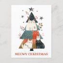 Search for cat tree postcards Xmas