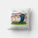Search for black sheep cushions Black and white