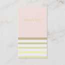 Search for thank you note business cards Trendy