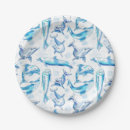 Search for dolphins paper plates Beach