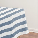 Search for blue and white striped tablecloths Pattern