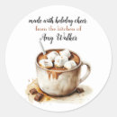 Search for homemade chocolates stickers Hot chocolate