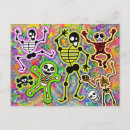 Search for dancing skeleton postcards Halloween