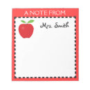 Search for teacher notepads A note from