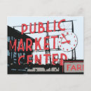 Search for pike place market postcards Washington